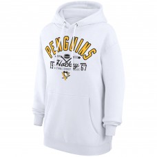 Pittsburgh Penguins Starter White Puck Pullover Hoodie Pittsburgh Penguins Starter White Puck Pullover Hoodie