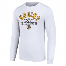 Шайба Футболка с длинным рукавом Boston Bruins Starter - White