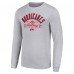Carolina Hurricanes Starter Heather Gray Puck Long Sleeve T-Shirt