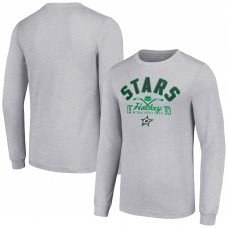 Шайба Футболка с длинным рукавом Dallas Stars Starter - Heather Gray