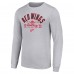 Футболка с длинным рукавом Detroit Red Wings Starter Puck - Heather Gray