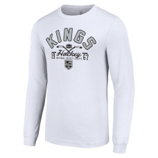 Los Angeles Kings Starter White Puck Long Sleeve T-Shirt