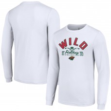 Футболка с длинным рукавом Minnesota Wild Starter White Puck