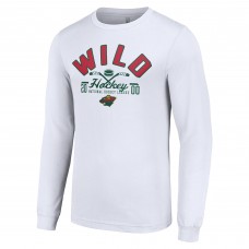 Футболка с длинным рукавом Minnesota Wild Starter White Puck