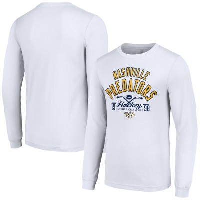 Шайба Футболка с длинным рукавом Nashville Predators Starter - White