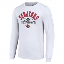 Шайба Футболка с длинным рукавом Ottawa Senators Starter - White