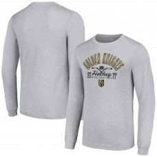 Футболка с длинным рукавом Vegas Golden Knights Starter Puck - Heather Gray
