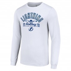 Шайба Футболка Tampa Bay Lightning Starter Long Sleeve - White Шайба Футболка Tampa Bay Lightning Starter Long Sleeve - White