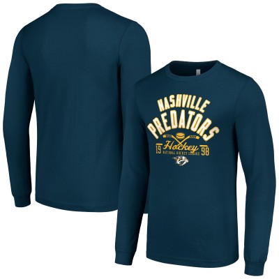 Шайба Футболка с длинным рукавом Nashville Predators Starter - Navy