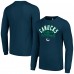 Vancouver Canucks Starter Navy Puck Long Sleeve T-Shirt