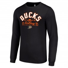 Шайба Футболка с длинным рукавом Anaheim Ducks Starter - Black