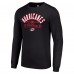 Carolina Hurricanes Starter Black Puck Long Sleeve T-Shirt