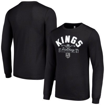 Los Angeles Kings Starter Black Puck Long Sleeve T-Shirt