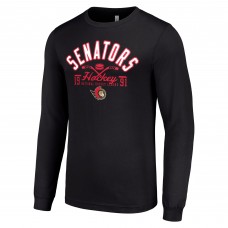 Шайба Футболка с длинным рукавом Ottawa Senators Starter - Black