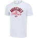 Carolina Hurricanes Starter White Half Puck T-Shirt