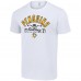 Pittsburgh Penguins Starter White Half Puck T-Shirt