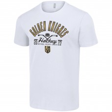 Vegas Golden Knights Starter White Half Puck T-Shirt
