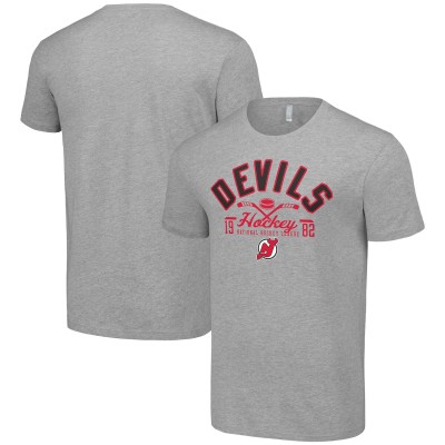 Футболка New Jersey Devils Starter Half Puck - Heather Gray