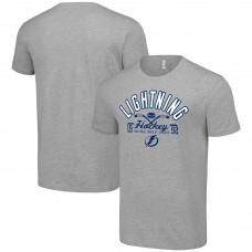 Футболка Tampa Bay Lightning Starter Half Puck - Heather Gray