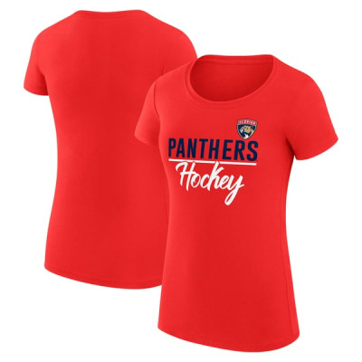 Женская футболка Florida Panthers G-III 4Her by Carl Banks Red Super-Slim Fit Lightweight Team Sport