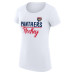 Женская футболка Florida Panthers G-III 4Her by Carl Banks White Super-Slim Fit Lightweight Team Sport
