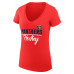 Женская футболка Florida Panthers G-III 4Her by Carl Banks Red Super-Slim Fit Lightweight Graphic V-Neck