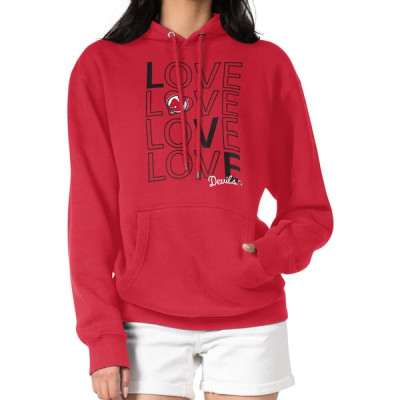 Женская толстовка New Jersey Devils G-III 4Her by Carl Banks Red Hockey Love Fleece