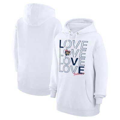 Толстовка Florida Panthers G-III 4Her by Carl Banks Womens Hockey Love Fleece - White