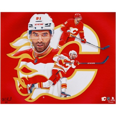 Nazem Kadri Calgary Flames Fanatics Authentic 16 x 20 Photo Print - Signed by Artist Brian Konnick - Limited Edition of 25