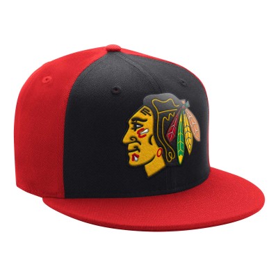 Бейсболка Chicago Blackhawks Starter Logo Two-Tone - Black/Red