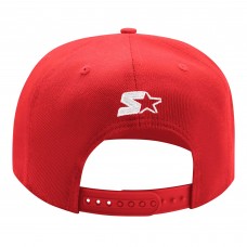 New Jersey Devils Starter Logo Two-Tone Snapback Hat - Black/Red