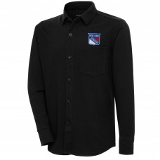 Рубашка New York Rangers Antigua Streamer - Black