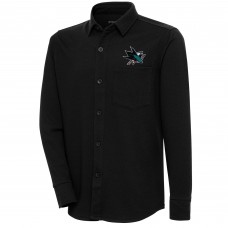 Рубашка San Jose Sharks Antigua Streamer - Black