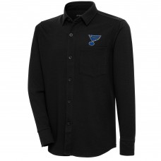 Рубашка St. Louis Blues Antigua Streamer - Black