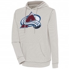 Толстовка Colorado Avalanche Antigua Axe Bunker Tri-Blend - Oatmeal