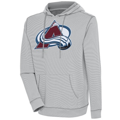 Толстовка Colorado Avalanche Antigua Axe Bunker Tri-Blend - Gray