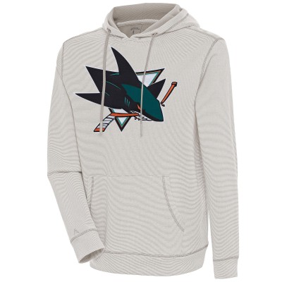 Толстовка San Jose Sharks Antigua Axe Bunker Tri-Blend - Oatmeal