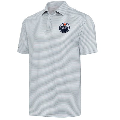 Поло Edmonton Oilers Antigua Skills - Gray
