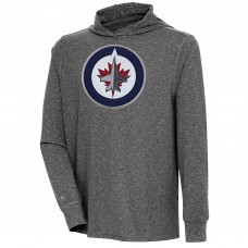 Толстовка Winnipeg Jets Antigua Saga - Heather Black