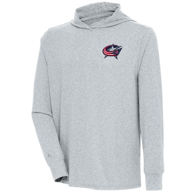 Толстовка Columbus Blue Jackets Antigua Saga - Heather Gray