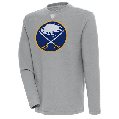 Кофта Buffalo Sabres Antigua Flier Bunker Tri-Blend - Gray