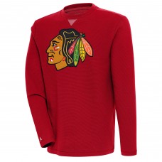 Кофта Chicago Blackhawks Antigua Flier Bunker Tri-Blend - Red