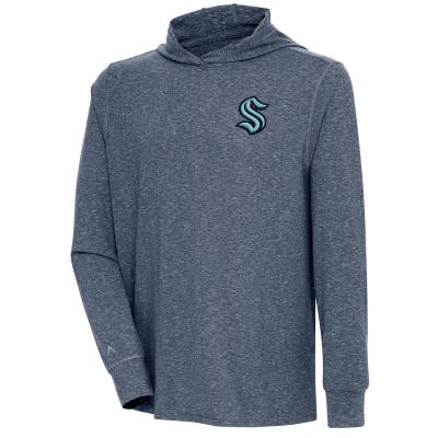 Толстовка Seattle Kraken Antigua Saga - Heather Deep Sea Blue