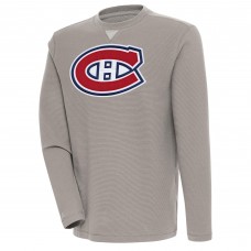 Кофта Montreal Canadiens Antigua Flier Bunker Tri-Blend - Oatmeal