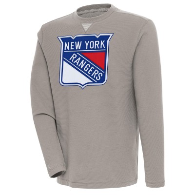 Кофта New York Rangers Antigua Flier Bunker Tri-Blend - Oatmeal