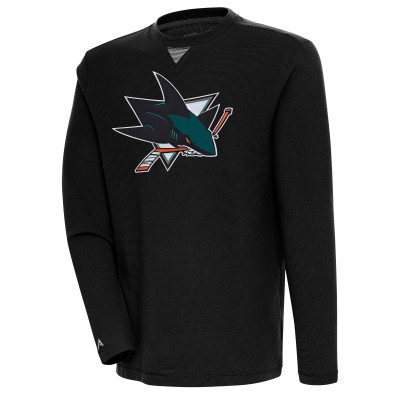 Кофта San Jose Sharks Antigua Flier Bunker Tri-Blend - Black
