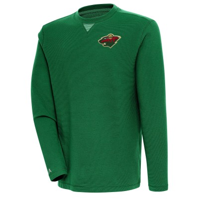 Кофта Minnesota Wild Antigua Flier Bunker Tri-Blend - Hunter Green