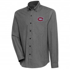 Рубашка Montreal Canadiens Antigua Compression Tri-Blend - Black