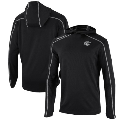 Футболка с длинным рукавом с капюшоном Los Angeles Kings Columbia Omni-Wick Shotgun - Black