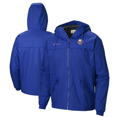 Ветровка на молнии New York Islanders Columbia Oroville Creek Lightweight - Blue